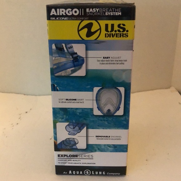 U.S. Divers Silicone Full Face Mask Size Adult - Picture 2 of 11